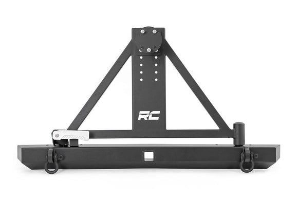 Rough Country Rear Bumper Tire Carrier For Jeep Wrangler TJ 4WD 1997- 2006
