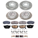 PowerStop Semi-Coated Rotor and Low-Dust Ceramic Brake Pad Kit