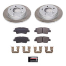 PowerStop Semi-Coated Rotor and Low-Dust Ceramic Brake Pad Kit