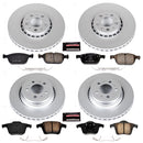 PowerStop Genuine Geomet Coated Rotor and Carbon-Fiber Ceramic Brake Pad Kit