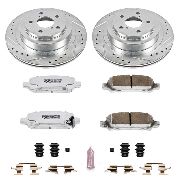 PowerStop Z26 Street Performance Ceramic Brake Pad and Drilled & Slotted Rotor K