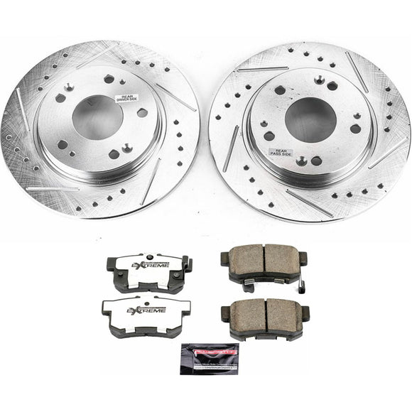 PowerStop Z26 Street Performance Ceramic Brake Pad and Drilled & Slotted Rotor K