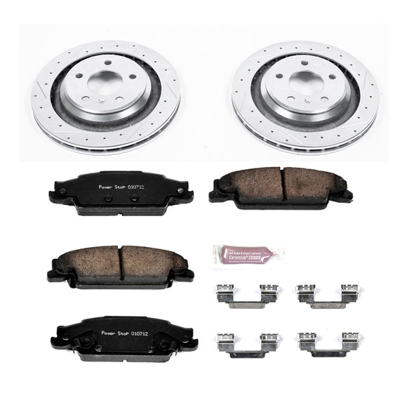 PowerStop Z23 Daily Driver Carbon-Fiber Ceramic Brake Pad and Drilled & Slotted