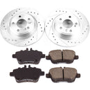 PowerStop Z23 Daily Driver Carbon-Fiber Ceramic Brake Pad and Drilled & Slotted