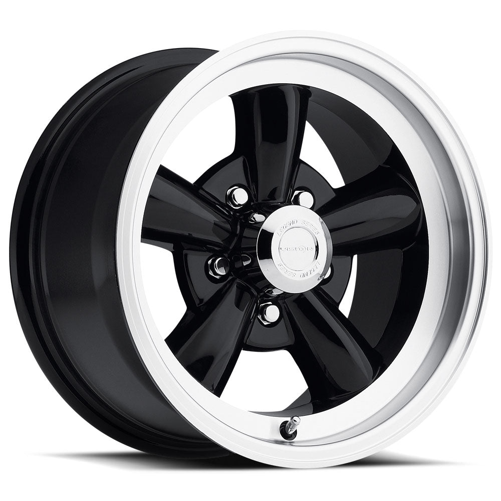 17x9 Vision 141H Legend 5 Black Machined Lip 5x114.3 5x4.5 ET0 Wheel Rim - 0