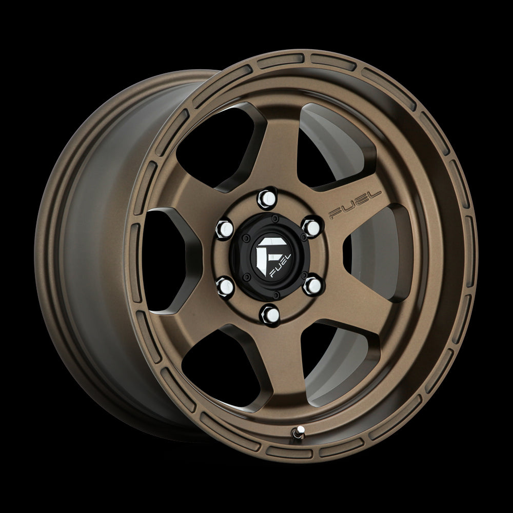 17X9 Fuel D666 Shok Matte Bronze 6X135 ET-12 wheel/rim - 0