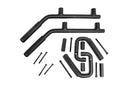 Rough Country Black Steel Grab Handle Kit for Jeep Wrangler JK 07-18