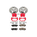 PowerStop Z23 Daily Driver Carbon-Fiber Ceramic Pads Drilled & Slotted Rotor & C