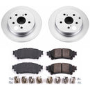 PowerStop Genuine Geomet Coated Rotor and Low-Dust Ceramic Brake Pad Kit