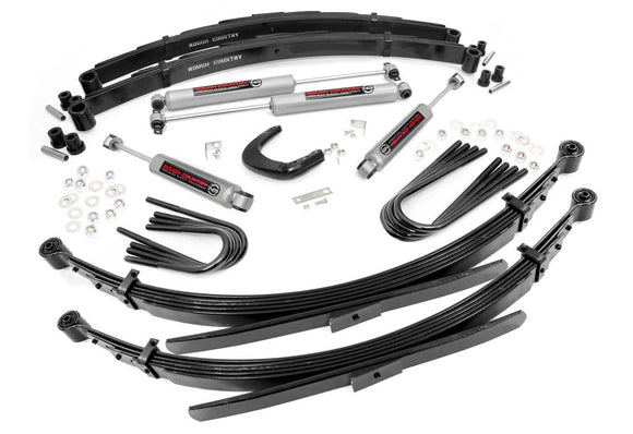 Rough Country 4" Lift Kit 56" RR Springs For Chevy GMC C20 K20 C25 K25 77-87