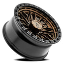 20x9 Arena Wheel Hustle Smoked Bronze Center Satin Black Lip 8x180 ET20 CB124.2