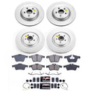 PowerStop Genuine Geomet Coated Rotor and Carbon-Fiber Ceramic Brake Pad Kit