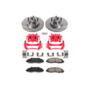 PowerStop Z23 Daily Driver Carbon-Fiber Ceramic Pads Drilled & Slotted Rotor & C