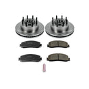PowerStop OE Stock Replacement Low-Dust Ceramic Brake Pad and Rotor Kit
