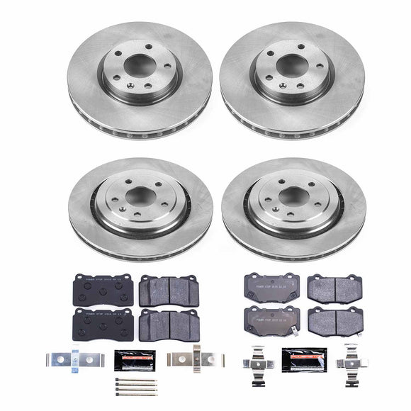 PowerStop Track Day High-Performance Brake Pad and Rotor Kit