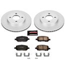 PowerStop Genuine Geomet Coated Rotor and Low-Dust Ceramic Brake Pad Kit