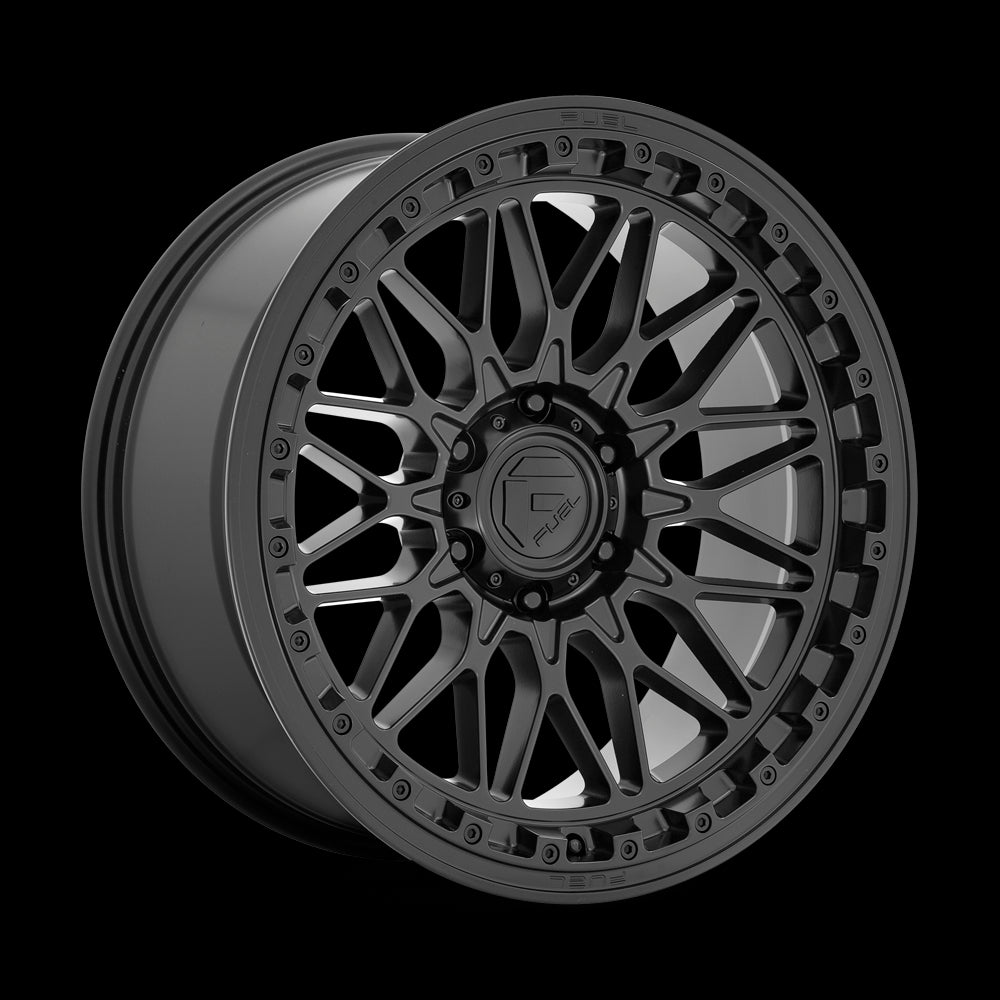 17X9 Fuel 1PC D757 Trigger Matte Black 6X139.7 6X5.5 ET1 Wheel Rim