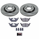 PowerStop OE Stock Replacement Low-Dust Ceramic Brake Pad and Rotor Kit