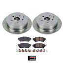 PowerStop OE Stock Replacement Low-Dust Ceramic Brake Pad and Rotor Kit