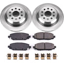 PowerStop OE Stock Replacement Low-Dust Ceramic Brake Pad and Rotor Kit