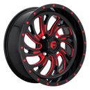 20X7 Fuel UTV D642 KOMPRESSOR Gloss Black-RTTC 4X137 ET13 wheel/rim