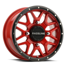 14x7 Raceline A94R Krank Gloss Red 4x137 ET10 CB110.18 Wheel