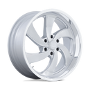 22X9 US Mag 1PC U134 Desperado Silver 6X139.7 6X5.5 ET25 Wheel Rim