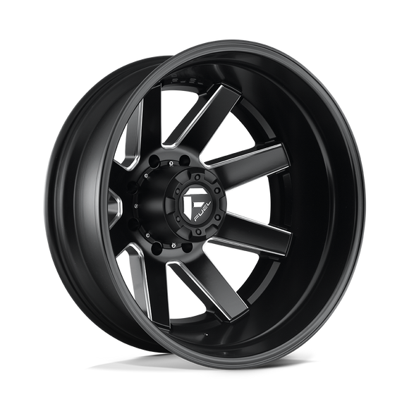 24x8.25 Fuel Off-Road D538 Maverick Matte Black Milled 8x165.1 ET-265 Wheel