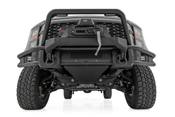 Rough Country Front Bumper Tubular Winch Mount for Ford F-150 21-23