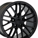 17" Replica Wheel CV08A Fits Chevrolet Corvette - C6 ZR1 Rim 17x9.5 Satin Wheel