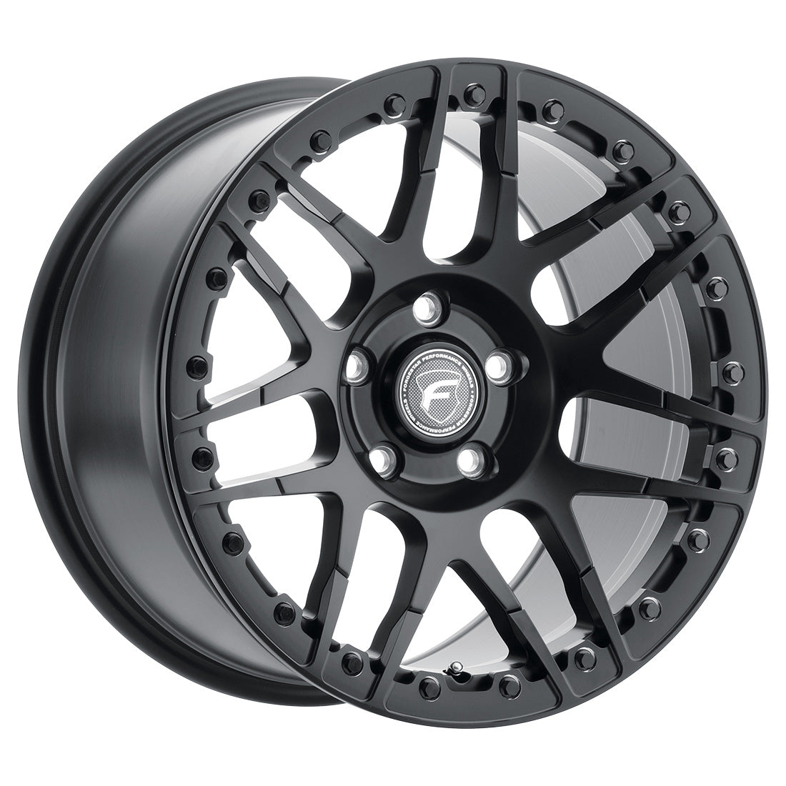 17x10 Forgestar F14 Beadlock Satin Black 5x120 ET45 Wheel Rim