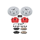 PowerStop Z23 Daily Driver Carbon-Fiber Ceramic Pads Drilled & Slotted Rotor & C