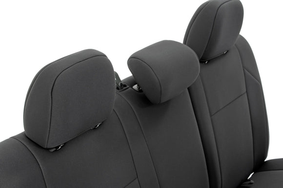 Rough Country Seat covers Front and Rear Crew Cab For Toyota Tacoma 05-15