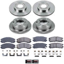 PowerStop OE Stock Replacement Low-Dust Ceramic Brake Pad and Rotor Kit