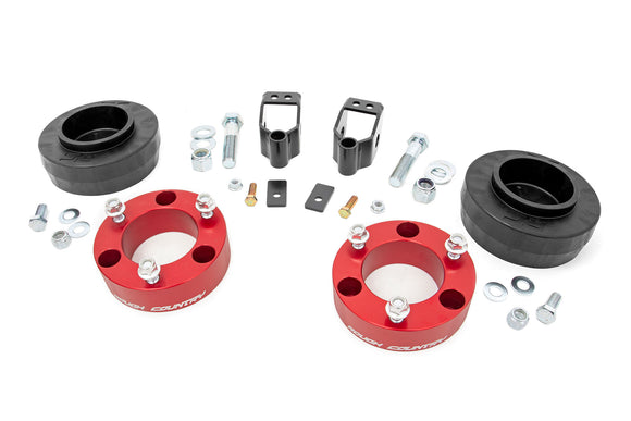3 Inch Lift Kit - X-REAS - RR Spacers - Red - Toyota 4Runner (03-09)