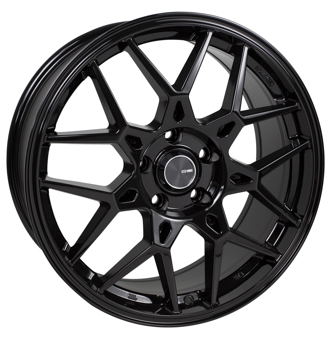 18X8 Enkei PDC Wheel/Rim Gloss Black 5x108 ET45 18-8 5-108 Each