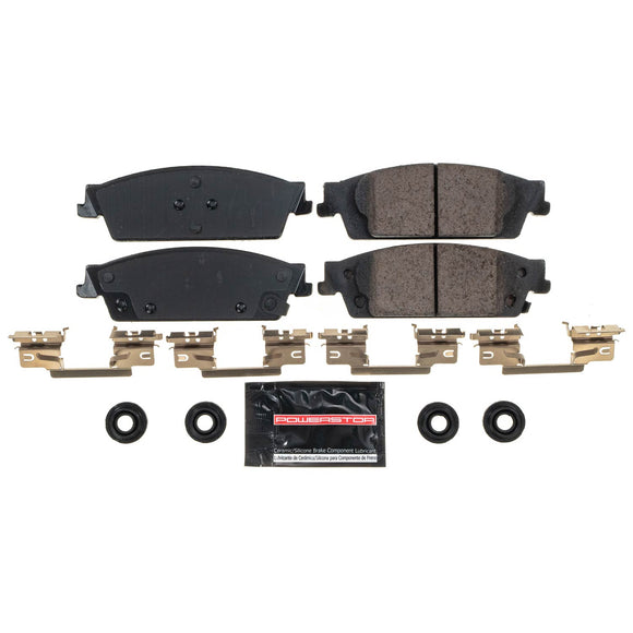 PowerStop Z23 Evolution Sport Carbon-Fiber Brake Pads With Hardware