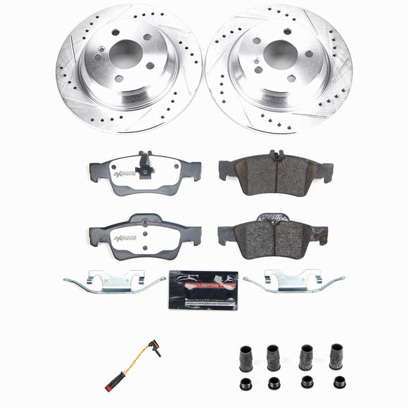 Z26 Street Performance Ceramic Brake Pad and Drilled & Slotted Rotor Kit