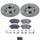 PowerStop OE Stock Replacement Low-Dust Ceramic Brake Pad and Rotor Kit