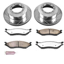 PowerStop Z36 Carbon-Fiber Ceramic Brake Pad with Drilled and Slotted Rotor Kit