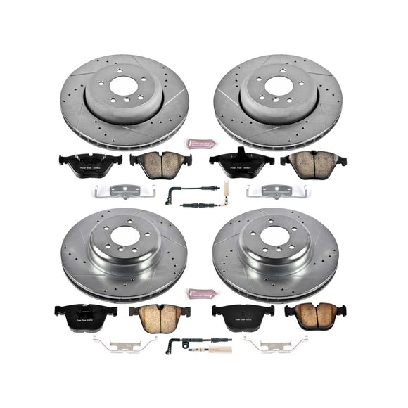 PowerStop Z23 Daily Driver Carbon-Fiber Ceramic Brake Pad and Drilled & Slotted
