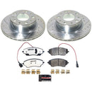 PowerStop Z36 Carbon-Fiber Ceramic Brake Pad with Drilled and Slotted Rotor Kit