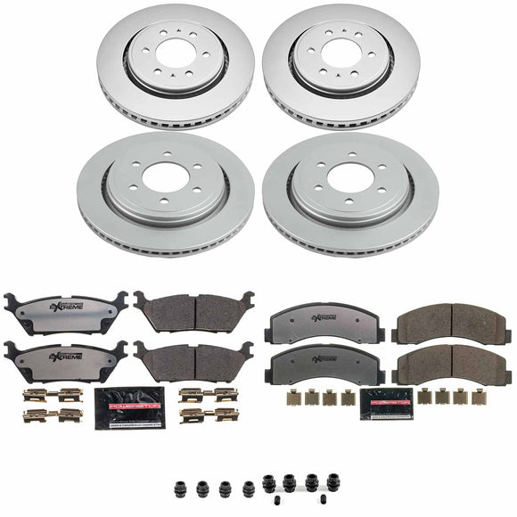 Z36 Truck & Tow Premium Carbon-Fiber Ceramic Brake Pad and Fully Coated Rotor Ki