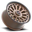 18x9 Vortek VRD-702 Radar Matte Bronze With Black Bolts And Lip 5x114.3 ET0 CB78.1 Wheel Rim