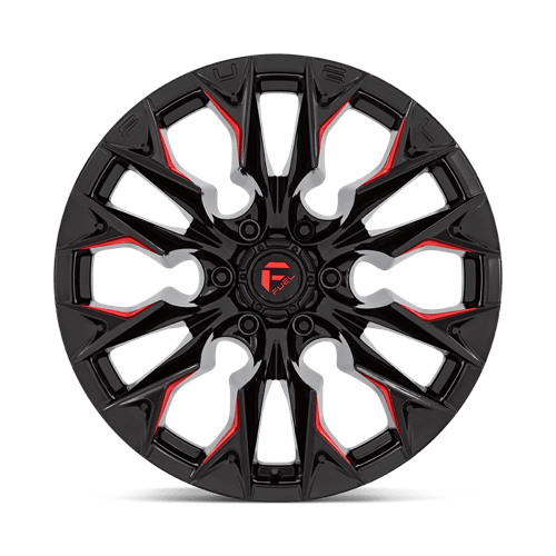 20x9 Fuel Off-Road D823 Flame Black 5x127 ET1 CB71.5 Wheel Rim