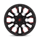 20x9 Fuel Off-Road D823 Flame Black 5x127 ET1 CB71.5 Wheel Rim
