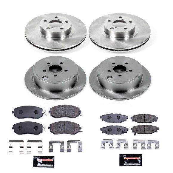 PowerStop Track Day High-Performance Brake Pad and Rotor Kit