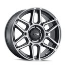 20x10 Ion 146 Matte Black With Machined Dark Tint 6x135 ET-19 CB87.1 Wheel Rim