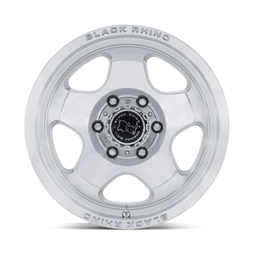 17X8 Black Rhino BR031 Sol Gloss Silver Machined Face 6X135 ET38 Wheel Rim