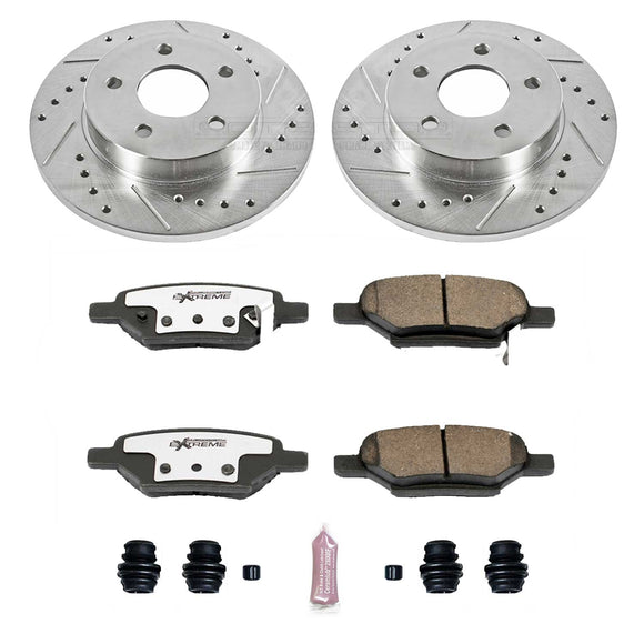 PowerStop Z26 Street Performance Ceramic Brake Pad and Drilled & Slotted Rotor K